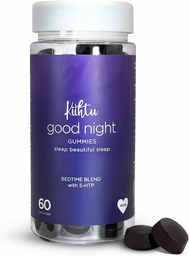 Kiihtu 5-HTP Sleep Gummies – STRONG Vegan Chewables To Enhance Sleep