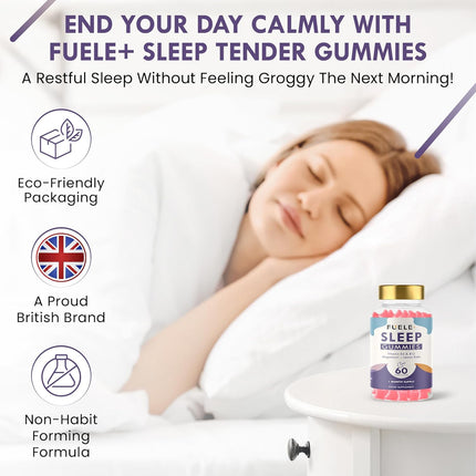 Sleeping Gummies for Adults – Sleep Aid with Magnesium, Ashwagandha & B-Vitamins
