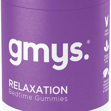 Gmys Night Calm Gummies – 60 Count | Tart Cherry & Melatonin Blend with Botanical Extracts