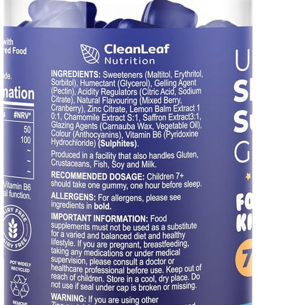 Unwind Sleep Support Gummies for Kids – Promotes Natural Sleep & Healthy Sleep Patterns