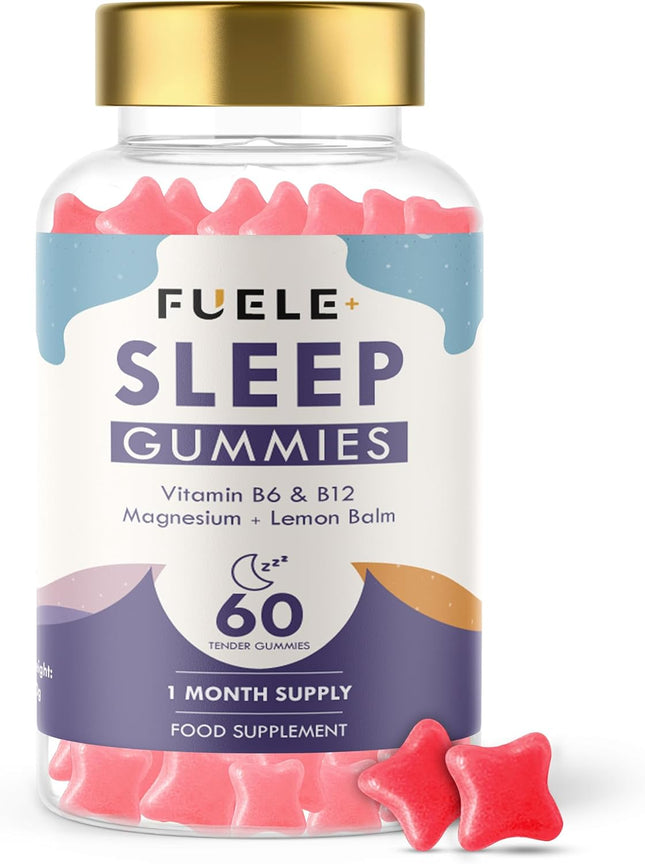 Sleeping Gummies for Adults – Sleep Aid with Magnesium, Ashwagandha & B-Vitamins