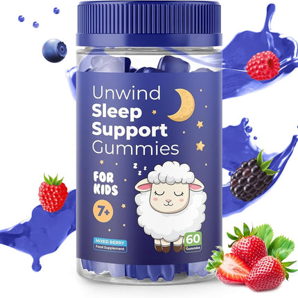Unwind Sleep Support Gummies for Kids – Promotes Natural Sleep & Healthy Sleep Patterns