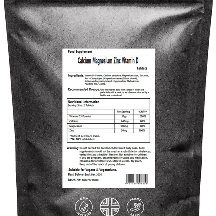 Calcium, Magnesium, Zinc & Vitamin D Osteo Complex