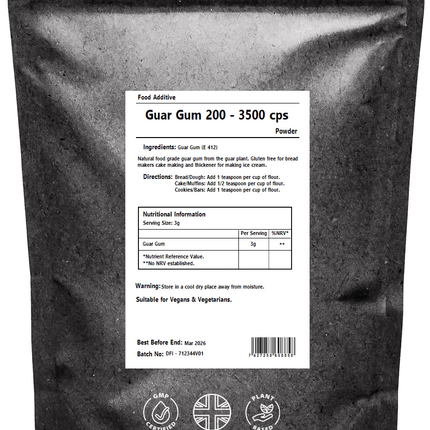 Guar Gum Fine Powder - Gluten Free