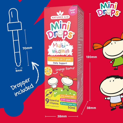 Kids Multi-Vitamin 50ml - Natures Aid