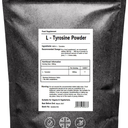 L-Tyrosine Powder - Vegan Friendly
