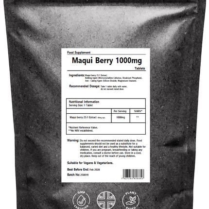 MAQUI BERRY 1000MG Tablets Powerful Antioxidant