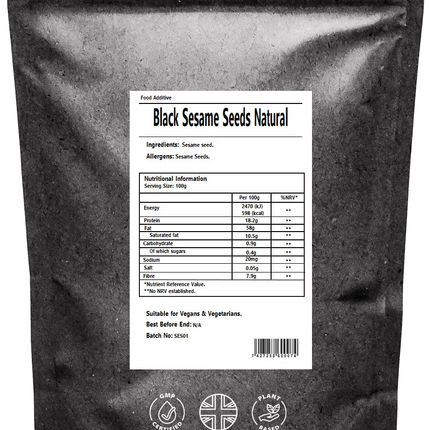 Natural Black Sesame Till Seeds Whole Tahini Seed
