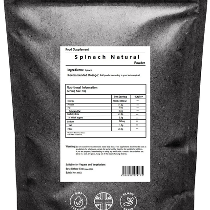 Spinach Powder – Nutrient-Rich Dried Vegetable Superfood, Spray Dried for Quality