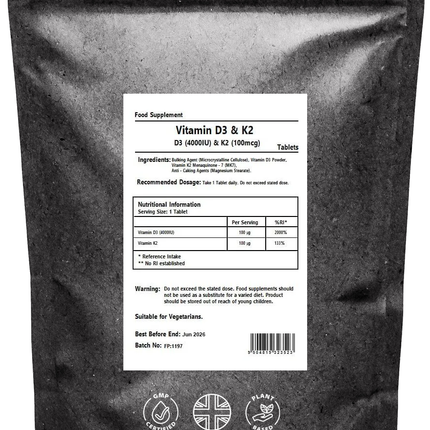 Vitamin D3 4000IU Tablets