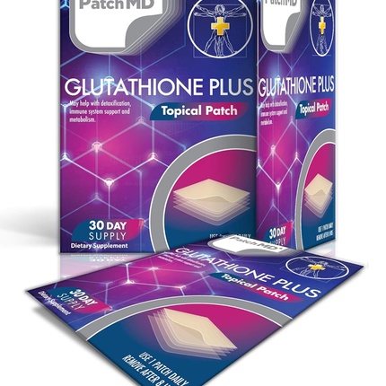 Glutathione Patches - 30 Daily Topical Patches. 100% natural & vegan.