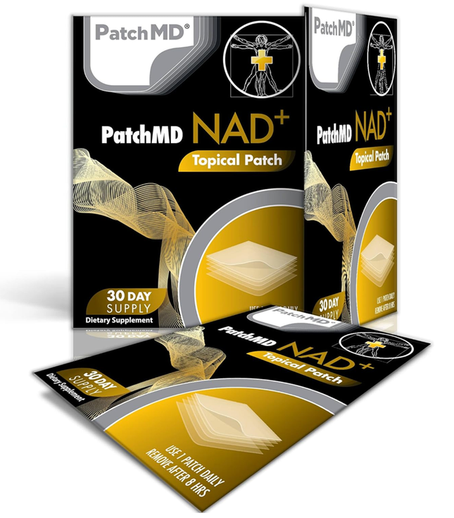 NAD+ Patches - 30 Daily Topical Patches. 100% natural & vegan