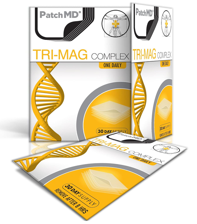Magnesium Patches - 30 Daily Topical Patches. 100% natural & vegan.
