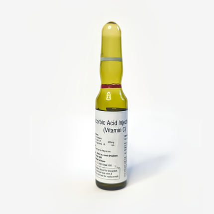 Vitamin C Injection (Ascorbic Acid) 500mg/2ml - Intramuscular Ampoule
