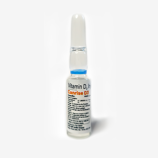 Vitamin D Injection 1.5ml 600,000IU (D3 Cholecalciferol) Intramuscular Ampoule