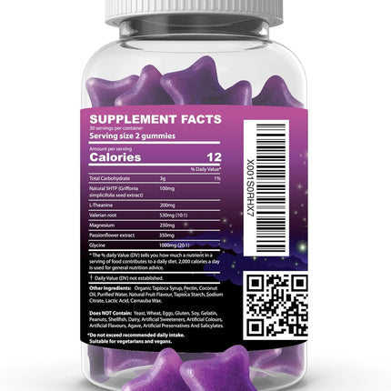 Sleep Chewable Gummies with Griffonia Seed Extract Sugar Free
