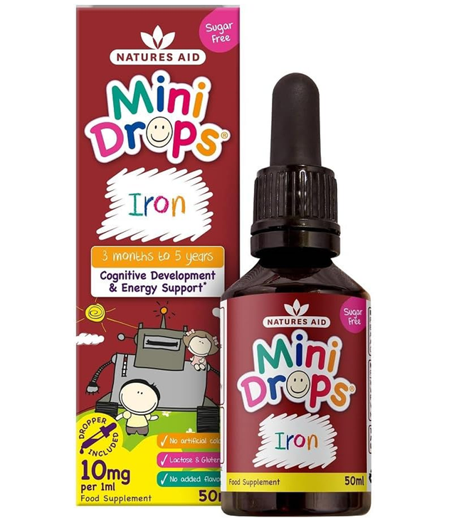 Kids Iron Drops 50ml - Natures Aid